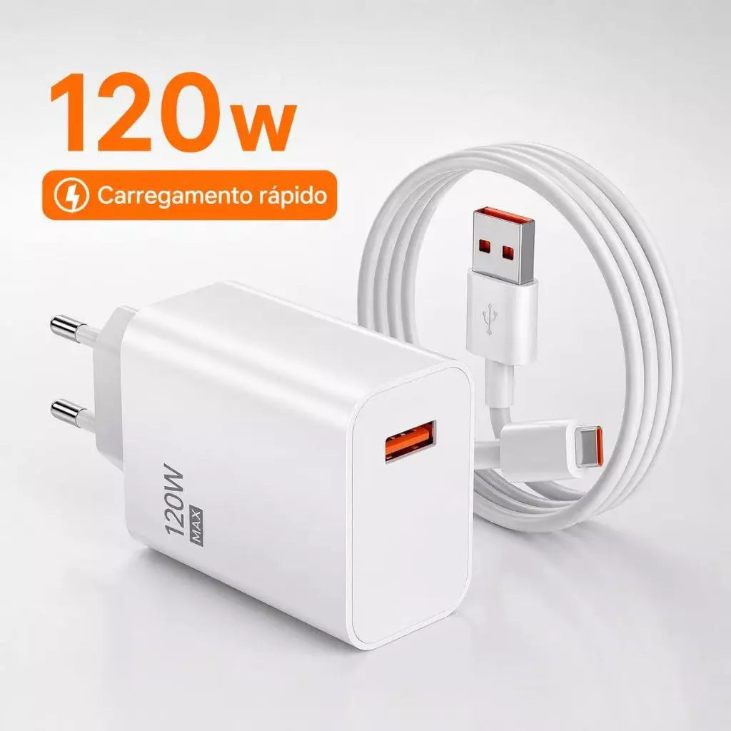 Carregador 120w Xiaomi Turbo